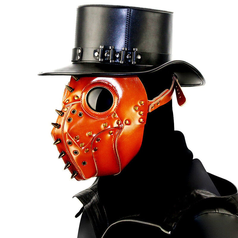 Aikuisten Halloween Plague Doctor Cosplay Mask Steam Punks Scary Horror Pu Bird Schnabel Naamio Nokka Naamio Rekvisiitta karnevaalijuhlalahja hinta ja tiedot | Juhlakoristeet | hobbyhall.fi