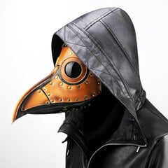 Aikuisten Halloween Plague Doctor Cosplay Mask Steam Punks Scary Horror Pu Bird Schnabel Naamio Nokka Naamio Rekvisiitta karnevaalijuhlalahja hinta ja tiedot | Juhlakoristeet | hobbyhall.fi