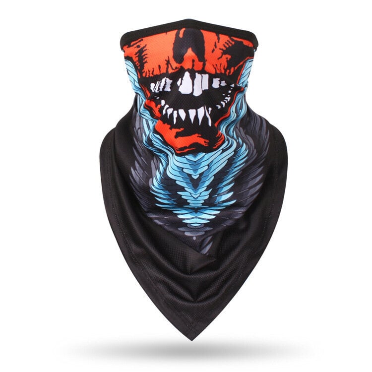 Miehet Vaellus Pyöräily Puolikasvonaamio Pääkallo Bandana Hengittävä Polkupyöränaamarit Urheiluhuivi Kesä Balaclava Naisten Kaula Kasvosuojus hinta ja tiedot | Juhlakoristeet | hobbyhall.fi