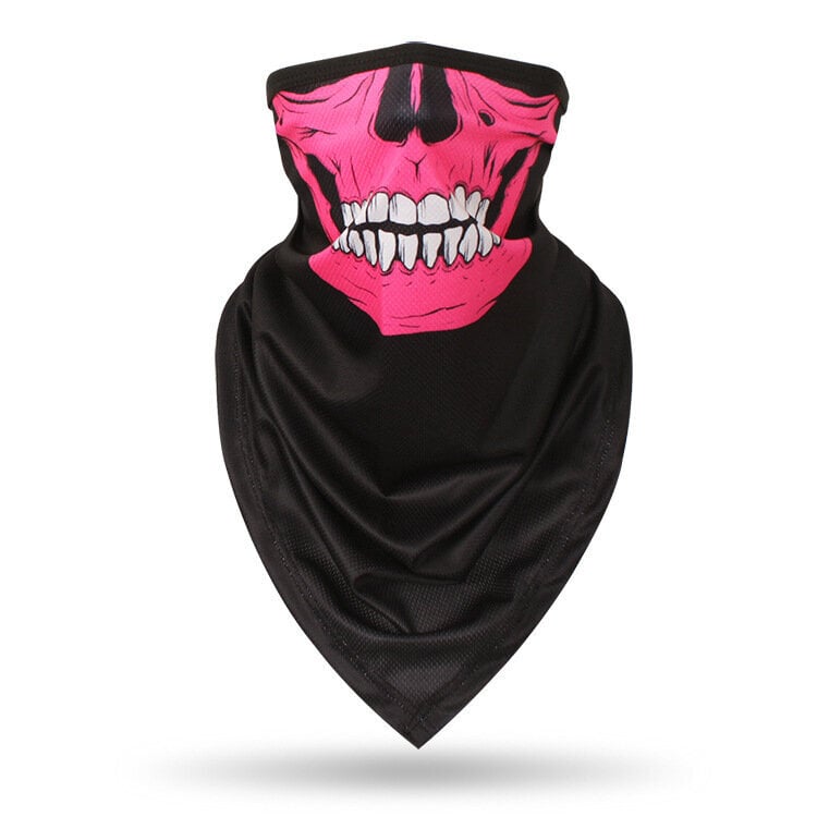 Miehet Vaellus Pyöräily Puolikasvonaamio Pääkallo Bandana Hengittävä Polkupyöränaamarit Urheiluhuivi Kesä Balaclava Naisten Kaula Kasvosuojus hinta ja tiedot | Juhlakoristeet | hobbyhall.fi