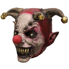 Halloween Horror Clown Mask Lateksikuminaamio naamiointiin Halloween Party Lateksinen kokokasvonaamio hinta ja tiedot | Juhlakoristeet | hobbyhall.fi