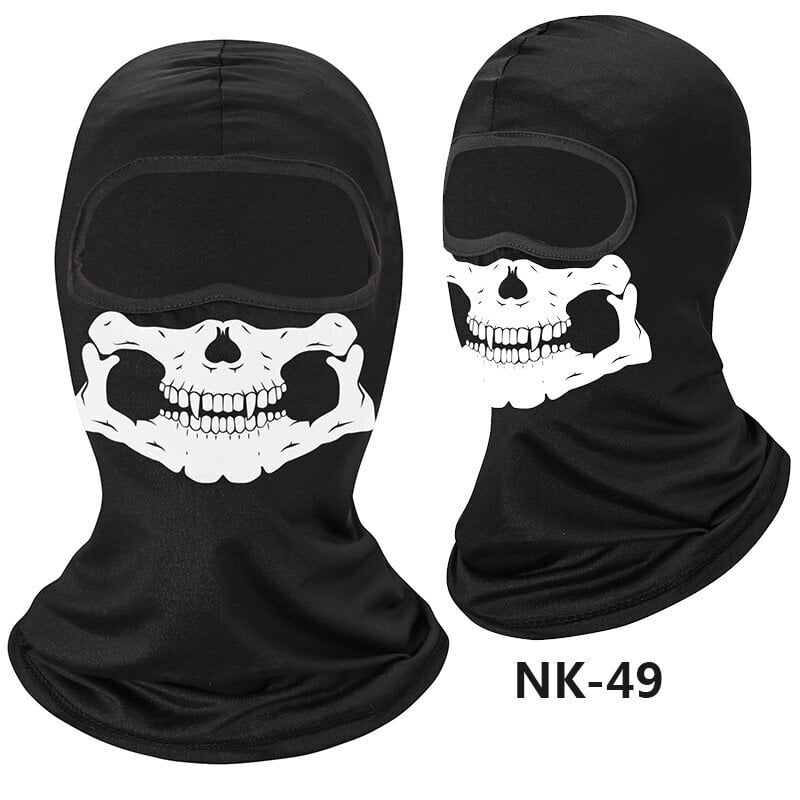 Ulkokäyttöön tarkoitettu aurinkovoide Balaclava Venom Skull Ratsastushuivi Uutuus kokokasvonaamio Monitoiminen Bandana Ski Masks MTB Polkupyörän päähineet hinta ja tiedot | Juhlakoristeet | hobbyhall.fi