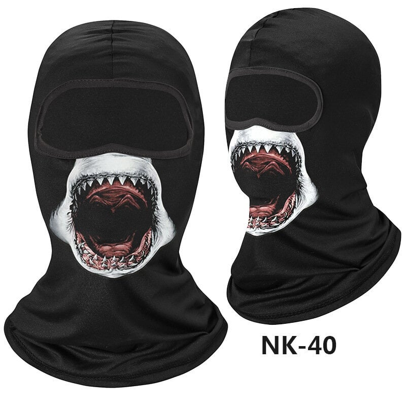 Ulkokäyttöön tarkoitettu aurinkovoide Balaclava Venom Skull Ratsastushuivi Uutuus kokokasvonaamio Monitoiminen Bandana Ski Masks MTB Polkupyörän päähineet hinta ja tiedot | Juhlakoristeet | hobbyhall.fi