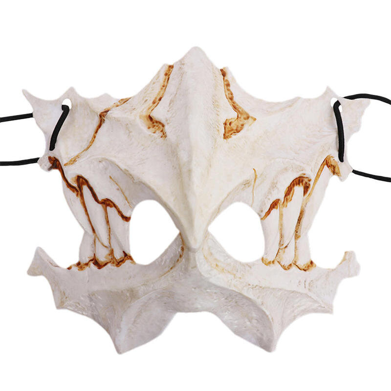 Pukunaamio musta/valkoinen puolinaamari Dragon Tiger Man Wolf Horror Cosplay Party Props Animals Skull pukeutumistyökalu Unixille hinta ja tiedot | Juhlakoristeet | hobbyhall.fi