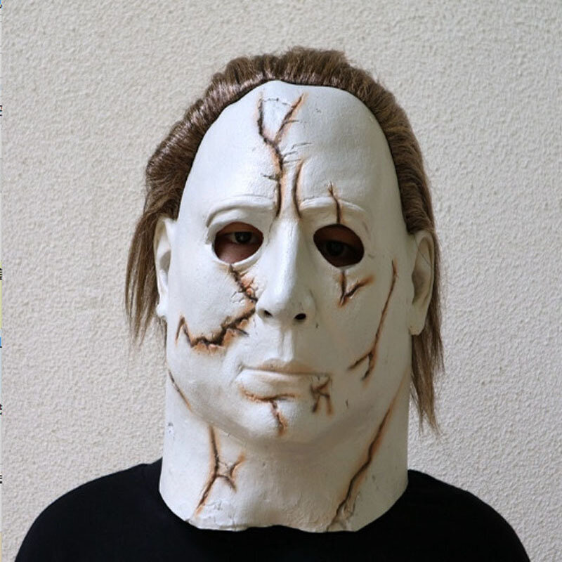 Halloween Uusi Michael Myers Mask Cosplay Movie Macmeyer Horror Latex Mask Dressing Props hinta ja tiedot | Juhlakoristeet | hobbyhall.fi