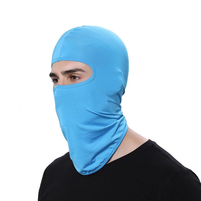 Outdoor Balaclava Hengittävä Lycra Polyesteri Yksivärinen Pyöräily Miesten Halmet Liner Ski Kokonaamari Moottoripyörä Polkupyörän Lippalakki hinta ja tiedot | Miesten hatut, huivit ja käsineet | hobbyhall.fi