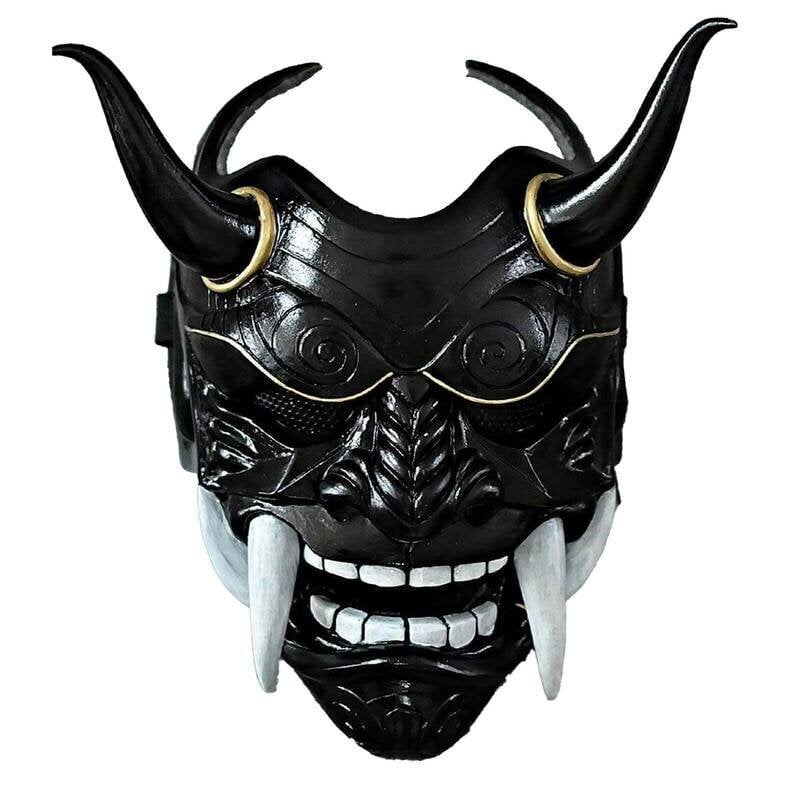 Scary Monster Halloween Cosplay Masks Hannya Demon Oni Samurai Noh Kabuki Prajna Devil Masks hinta ja tiedot | Juhlakoristeet | hobbyhall.fi