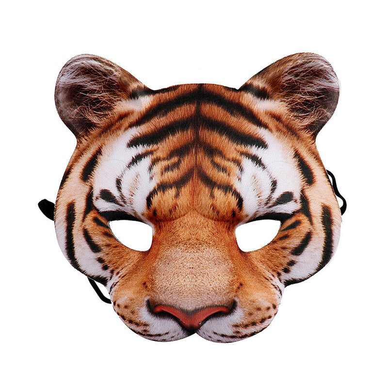 Halloween 3D Tiger Pig Eläinnaamari Naamiaiset juhlat Cosplay Puku Asusteet Rekvisiitta Unisex Eläimet Puolinaamarit hinta ja tiedot | Juhlakoristeet | hobbyhall.fi