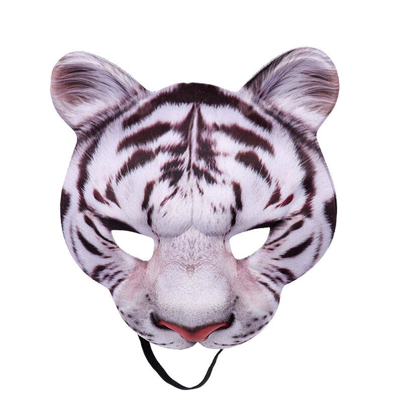 Halloween 3D Tiger Pig Eläinnaamari Naamiaiset juhlat Cosplay Puku Asusteet Rekvisiitta Unisex Eläimet Puolinaamarit hinta ja tiedot | Juhlakoristeet | hobbyhall.fi