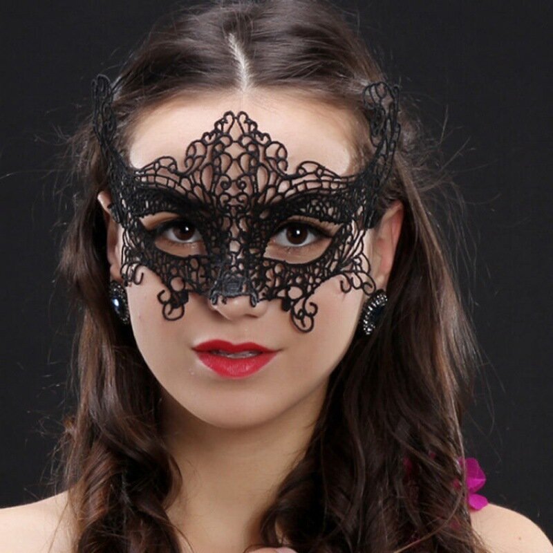 Halloween Masquerade Mask Halloween Party Sisustus Naisten Pitsi Naamio Naamio Seksikäs Cosplay Prom Halloween Party Rekvisiitta hinta ja tiedot | Juhlakoristeet | hobbyhall.fi