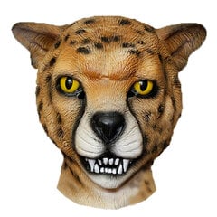 Realistinen lateksileijonanaamio Animal Tiger Mask Wild Cat Leopard Cheetah Halloween Latex Mask Party Cosplay hinta ja tiedot | Juhlakoristeet | hobbyhall.fi