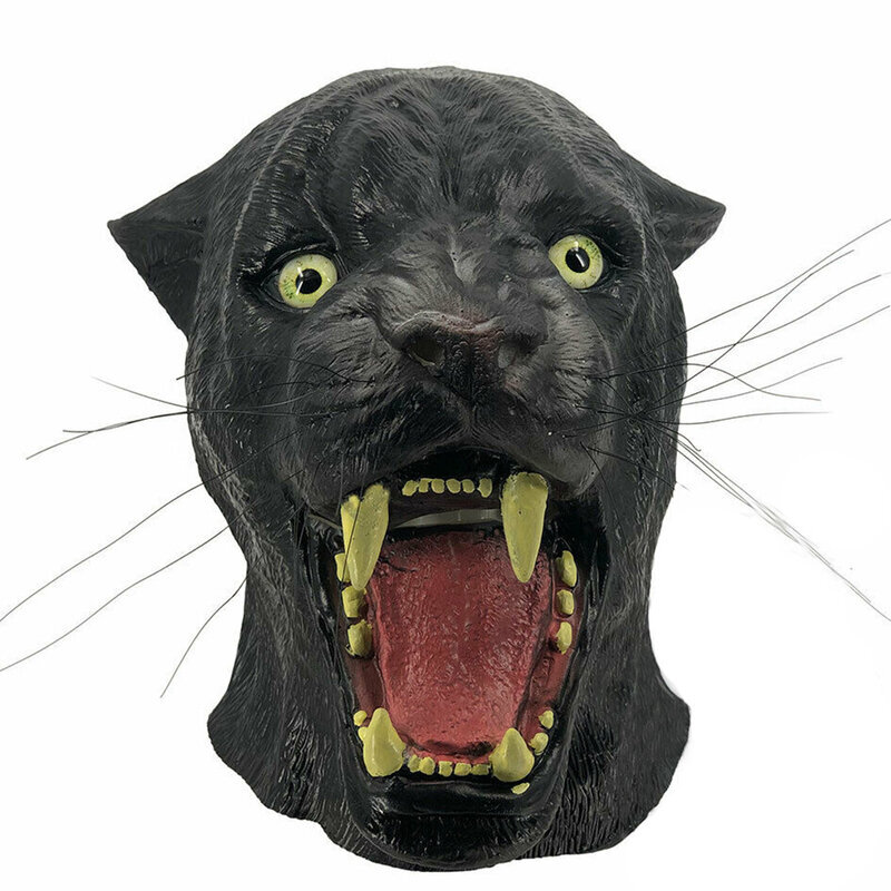 Realistinen lateksileijonanaamio Animal Tiger Mask Wild Cat Leopard Cheetah Halloween Latex Mask Party Cosplay hinta ja tiedot | Juhlakoristeet | hobbyhall.fi