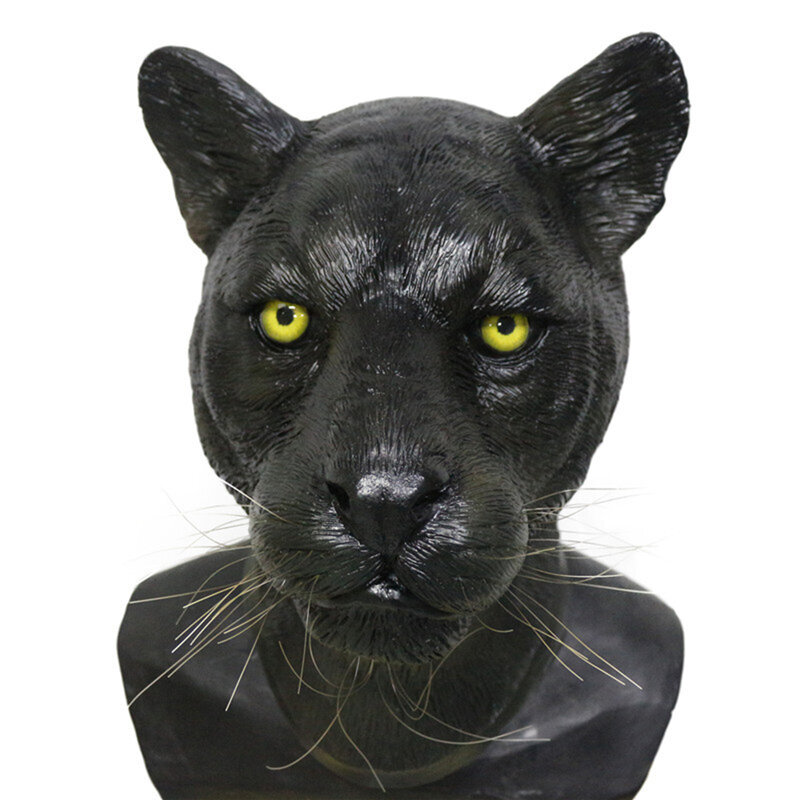 Realistinen lateksileijonanaamio Animal Tiger Mask Wild Cat Leopard Cheetah Halloween Latex Mask Party Cosplay hinta ja tiedot | Juhlakoristeet | hobbyhall.fi