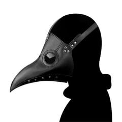 Plague Doctor -naamio kasvoille Pelottava keskiaikainen Steampunk Raptor -naamio Cosplay Gothic Carnival Hauska Halloween-nahkainen naamio aikuisille hinta ja tiedot | Juhlakoristeet | hobbyhall.fi