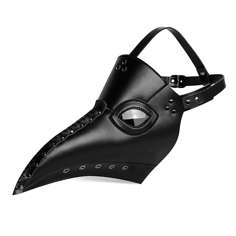 Plague Doctor -naamio kasvoille Pelottava keskiaikainen Steampunk Raptor -naamio Cosplay Gothic Carnival Hauska Halloween-nahkainen naamio aikuisille hinta ja tiedot | Juhlakoristeet | hobbyhall.fi