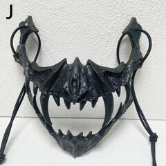 Uusi muoti Dragon Wolf Tiger Mask Halloween Masquerade Mask Party Festival Anime Cosplay Performanssi Rekvisiitta Sisustus Söpö lahja hinta ja tiedot | Juhlakoristeet | hobbyhall.fi