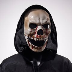 Halloween liikkuva suukallo naamio Cosplay kauhu Verinen luuranko Killer Demon muovikypärä Haunted House Party -asun rekvisiitta hinta ja tiedot | Juhlakoristeet | hobbyhall.fi