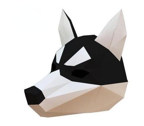 Cosplay-naamarit Halloween-juhla-naamio Tarvikkeet Panda Karhu Puku Pään Huppu 3D Paperi Malli Tee-se-itse sarjakuva Käsintehdyt kasvot Cosplay-lelut hinta ja tiedot | Juhlakoristeet | hobbyhall.fi