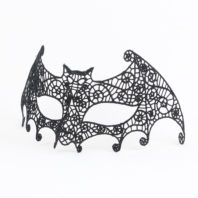 Muotoiltu seksikäs naisten pitsinen silmänaamio karnevaaliin Halloween Masquerade Animal Half Face Party Mask Cosplay juhlatarvikkeet musta hinta ja tiedot | Juhlakoristeet | hobbyhall.fi