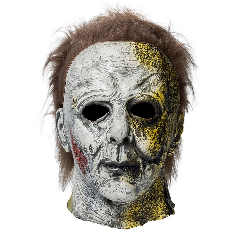 Halloween-kauhunaamio Pelottava Michael Myersin kokopäänaamio Kammottava Cosplay-asu Latex-rekvisiitta aikuisille Carnival Party Mask hinta ja tiedot | Juhlakoristeet | hobbyhall.fi