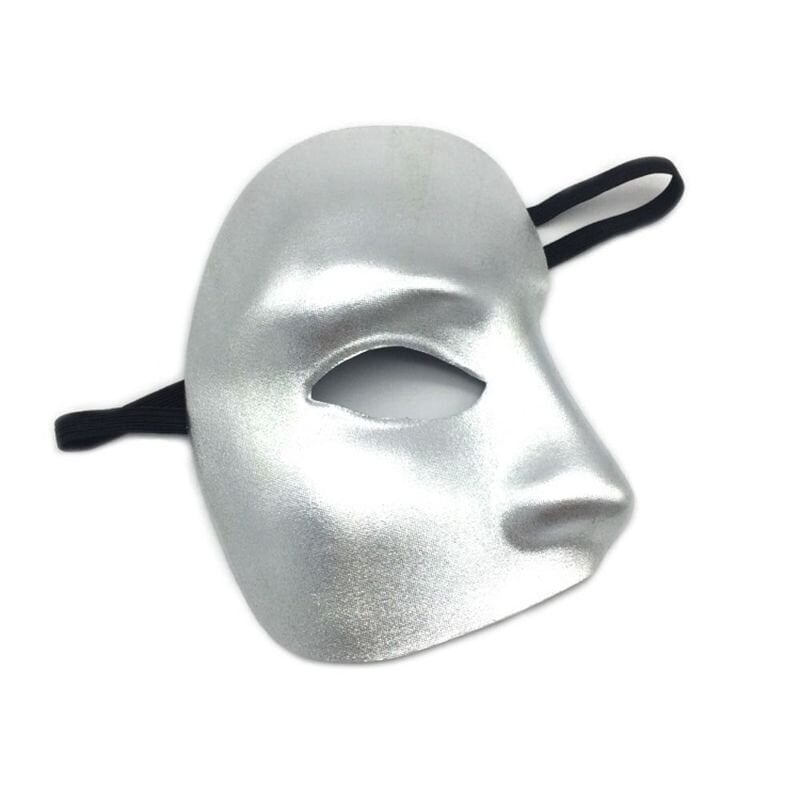 1 kpl Creative Phantom Masquerade Cosplay Mask Muovinen puolinaamari miehille Naisten karnevaalijuhla-asun rekvisiitta hinta ja tiedot | Juhlakoristeet | hobbyhall.fi