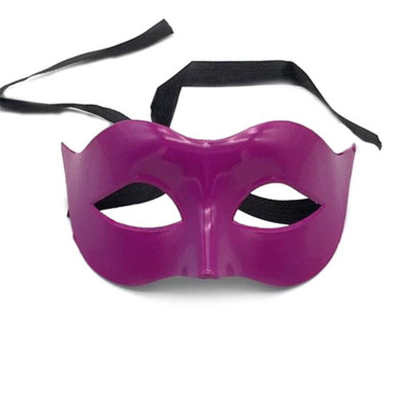 1kpl 17X10cm Muoti Naisten Mies Half Face Party tanssinaamio Masquerade kiiltävä naamio yksivärinen juhla Cosplay tanssiasu hinta ja tiedot | Juhlakoristeet | hobbyhall.fi