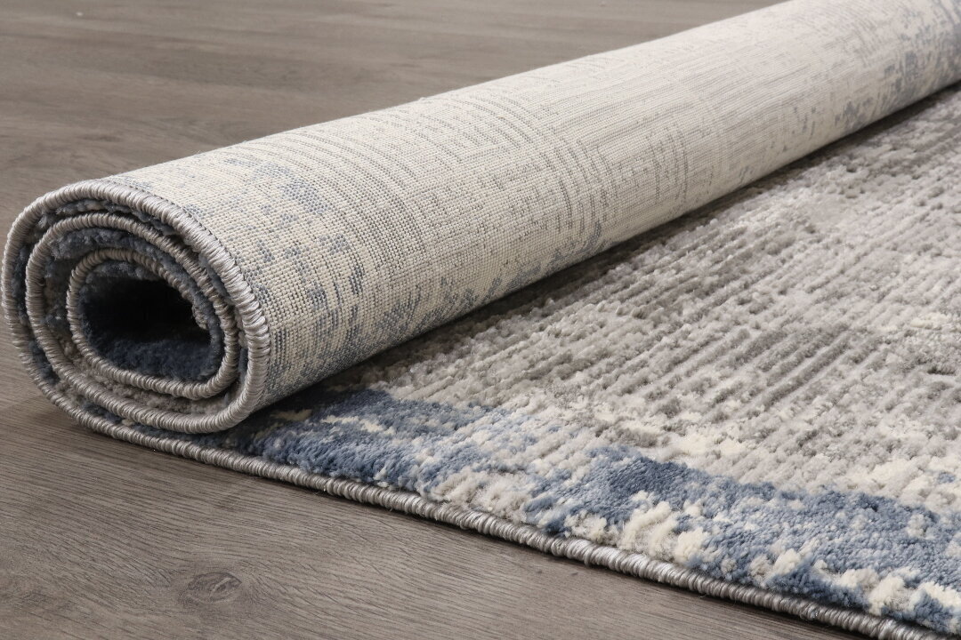 Vercai Rugs Invista -matto, harmaa-sininen, 80 x 150 cm hinta ja tiedot | Isot matot | hobbyhall.fi