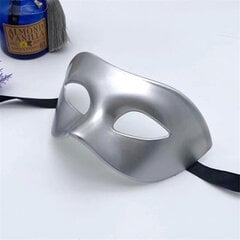 1kpl 17X10cm Muoti Naisten Mies Half Face Party tanssinaamio Masquerade kiiltävä naamio yksivärinen juhla Cosplay tanssiasu hinta ja tiedot | Juhlakoristeet | hobbyhall.fi