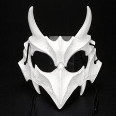 Unisex japanilainen anime Dragon God Skeleton Half Face Mask Cosplay Animal Skeleton Mask Unisex Halloween Carnival Party Rekvisiitta hinta ja tiedot | Juhlakoristeet | hobbyhall.fi