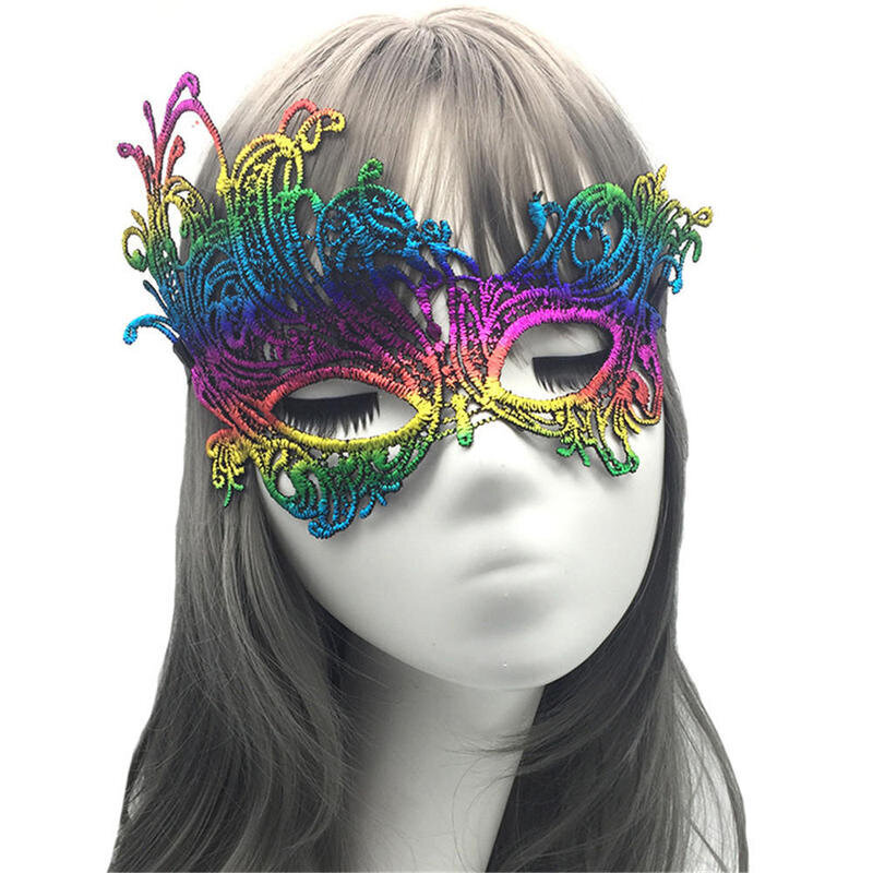 1 kpl Sexy Ladies Masquerade Ball Mask Venetian Party Silmänaamari Pitsinauha Uusi musta Carnival Fancy Mekko Puku Seksikäs Juhlasisustus hinta ja tiedot | Juhlakoristeet | hobbyhall.fi