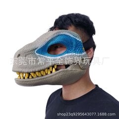 3D Dinosaur Mask Roolileikki Rekvisiitta Esiintymispäähine Jurassic Raptor Dino Liikkuva Leuka Dinosaurus Naamio Halloween Carnival Lahjat hinta ja tiedot | Juhlakoristeet | hobbyhall.fi