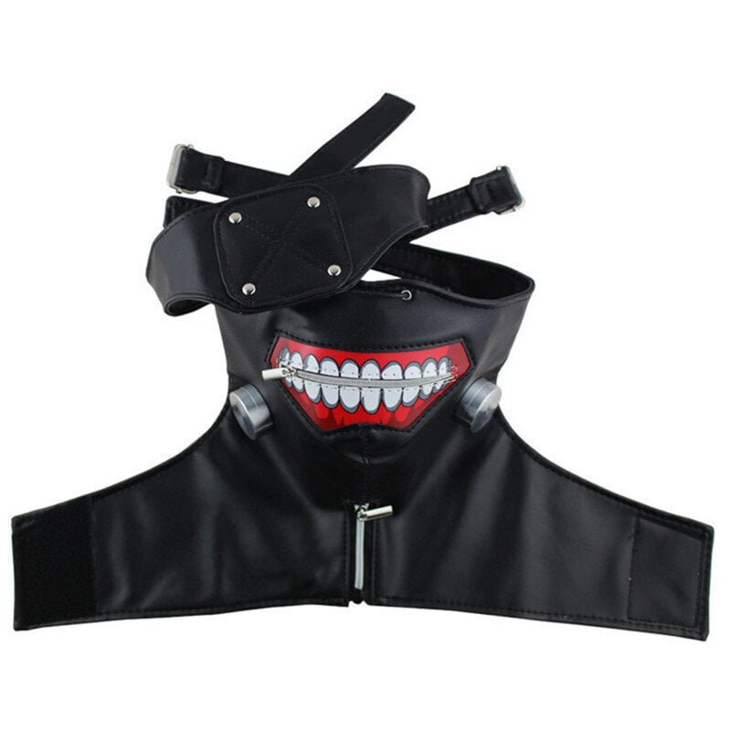 Anime Tokyo Ghoul Kaneki Ken Cosplay-asut Naamio Pelottava Halloween-juhla Naamio Naamiot Carnival Festival Koristeet Lavarekvisiitta hinta ja tiedot | Juhlakoristeet | hobbyhall.fi