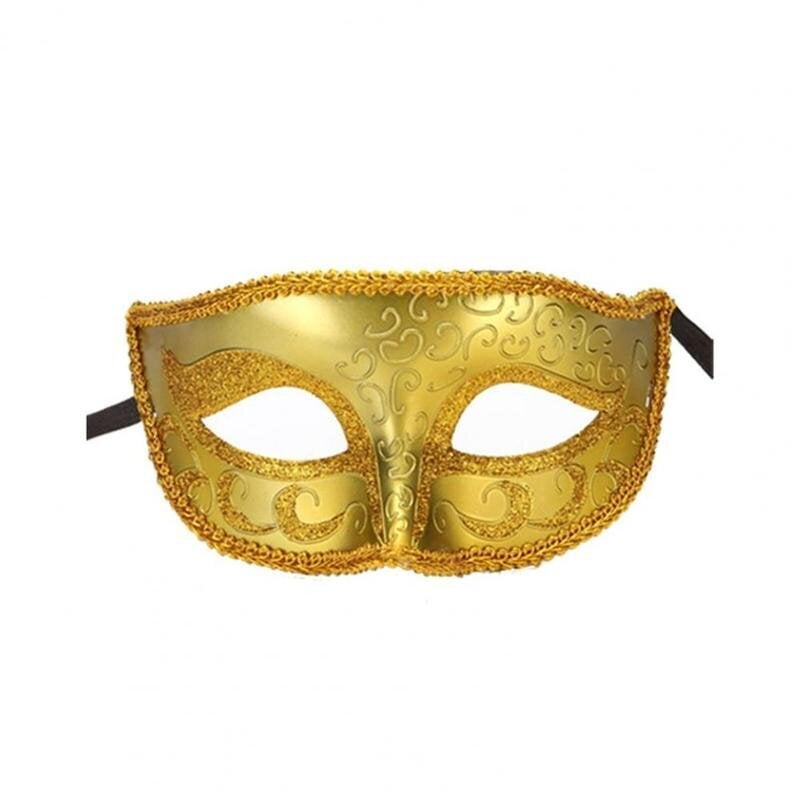 Masquerade kasvonsuoja Hollow Out Retro Upea Cosplay Rekvisiitta Metal Venetsian pukujuhlat musta puolikasvopeitesarja karnevaaliin hinta ja tiedot | Juhlakoristeet | hobbyhall.fi