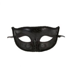 Masquerade kasvonsuoja Hollow Out Retro Upea Cosplay Rekvisiitta Metal Venetsian pukujuhlat musta puolikasvopeitesarja karnevaaliin hinta ja tiedot | Juhlakoristeet | hobbyhall.fi