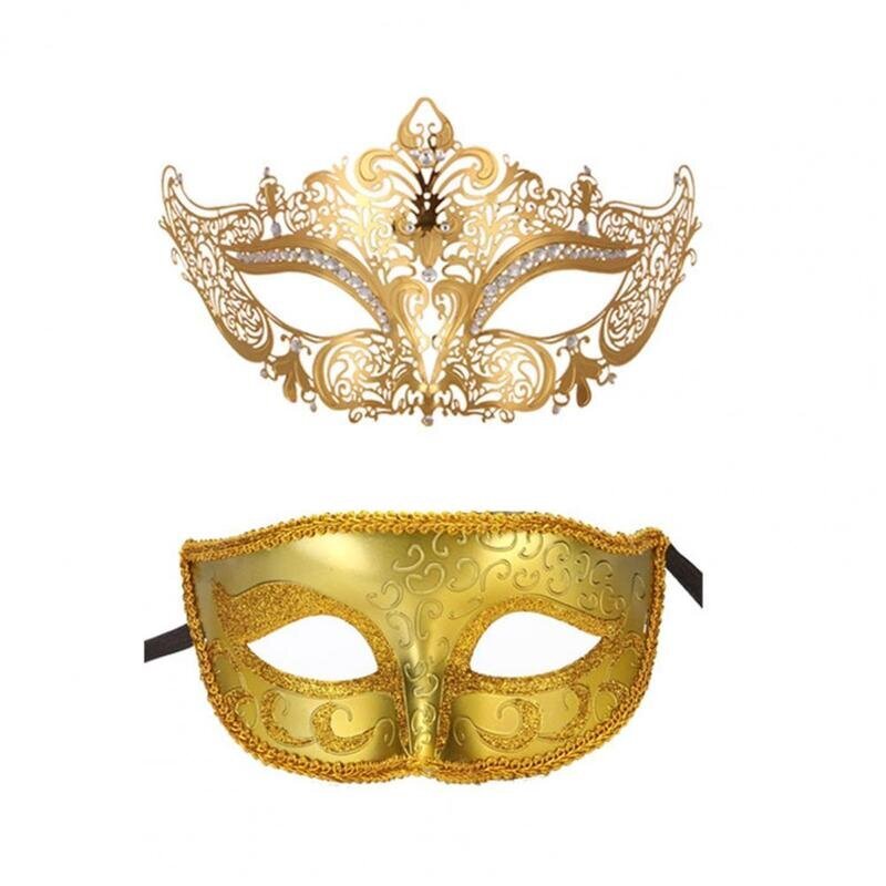 Masquerade kasvonsuoja Hollow Out Retro Upea Cosplay Rekvisiitta Metal Venetsian pukujuhlat musta puolikasvopeitesarja karnevaaliin hinta ja tiedot | Juhlakoristeet | hobbyhall.fi