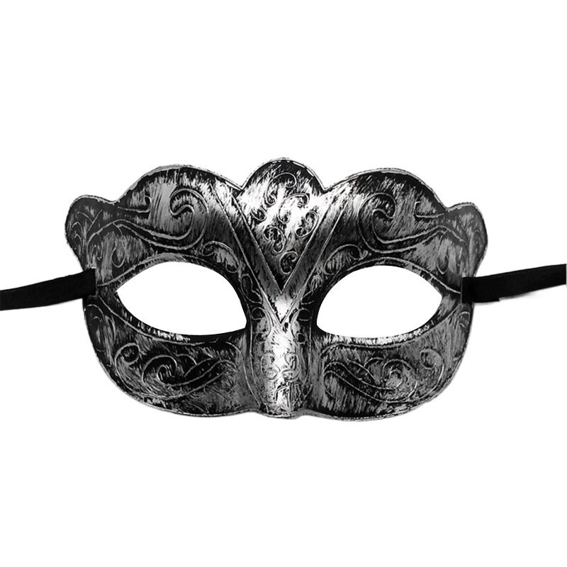 Halloween Eye Mask Metallic Masquerade Mask Puolikasvoinen Vintage Eye Mask Cosplay Maskit Puku Death Pue Asusteet Dropship hinta ja tiedot | Juhlakoristeet | hobbyhall.fi