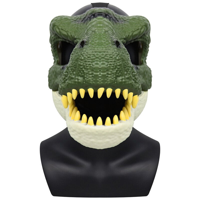 3D-dinosaurusnaamio Elävä Raptor Dino Liikkuva Leuka Dinosaurus Naamio Laadukas PVC Päähineet Halloween Lasten Lelu Karnevaali Lahja hinta ja tiedot | Juhlakoristeet | hobbyhall.fi