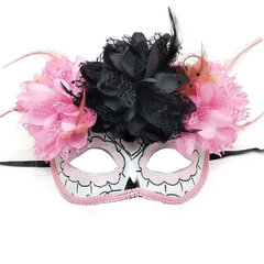 Naisten juhlanaamiot Halloween-juhlarekvisiitta Meksikon kuolleiden päivän Cosplay-asu Naisten naamiaisnaamio Skull Flower Eye Mask hinta ja tiedot | Juhlakoristeet | hobbyhall.fi