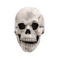 Halloween Skull Mask Suu Liikkuu Koko Pää Kallon Maski Siirrettävä Lateksi Maski Kypärä Halloween Party Cosplay Performance Tarvikkeet hinta ja tiedot | Juhlakoristeet | hobbyhall.fi