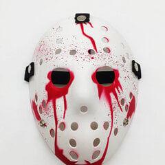 Jason Mask Hockey Halloween Cosplay Kauhuelokuva Killer Sisustus Carnival Masquerade V Puolikasvot miehille Naamio hinta ja tiedot | Juhlakoristeet | hobbyhall.fi