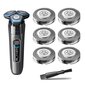 SH71-vaihto-ajopäät Philips Norelco Shaver Series 7000 ja Angular-Shaped Series 5000, SH71/52, 6 kpl hinta ja tiedot | Kauneudenhoitotarvikkeet | hobbyhall.fi