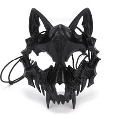 Halloween Demon Mask Carnival Ihmissusi Skull Mask Cosplay Puvut Anime Cosplay Naamio Kasvot Päähineet Kauhujuhlien rekvisiitta hinta ja tiedot | Juhlakoristeet | hobbyhall.fi