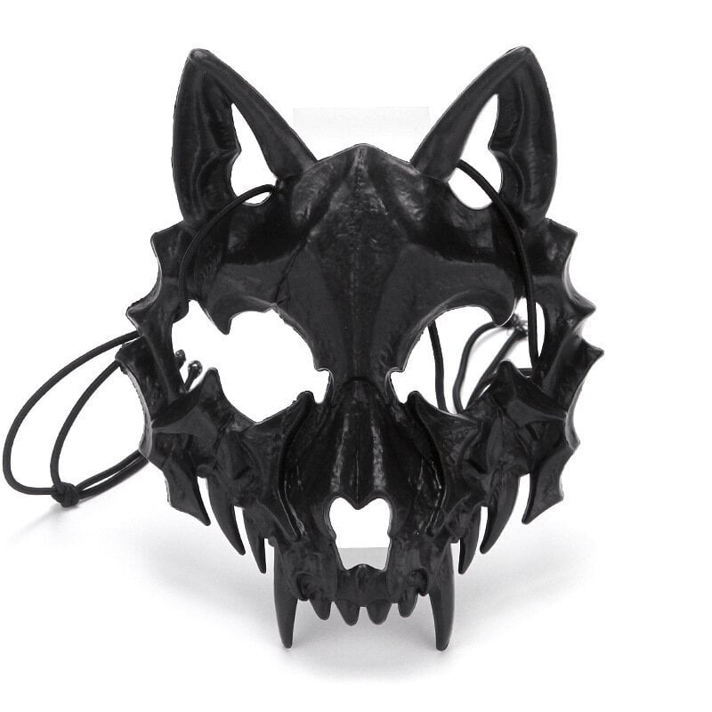 Halloween Demon Mask Carnival Ihmissusi Skull Mask Cosplay Puvut Anime Cosplay Naamio Kasvot Päähineet Kauhujuhlien rekvisiitta hinta ja tiedot | Juhlakoristeet | hobbyhall.fi