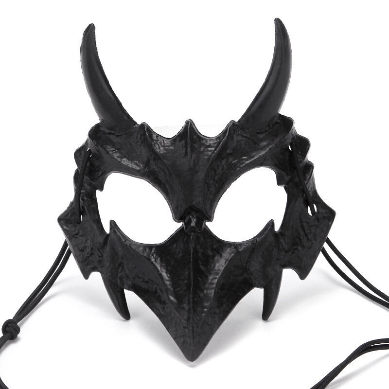 Halloween Demon Mask Carnival Ihmissusi Skull Mask Cosplay Puvut Anime Cosplay Naamio Kasvot Päähineet Kauhujuhlien rekvisiitta hinta ja tiedot | Juhlakoristeet | hobbyhall.fi