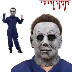 Cafele Movie 1978 Michael Myers Naamiot Kids Mike Myers Maskit Half Face Latex Halloween Myers Naamiot Poika Tytölle hinta ja tiedot | Naamiaisasut | hobbyhall.fi