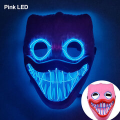 Halloween Neon Led Purge Mask Masque Masquerade Party Naamiot Kevyet Pimeässä Luminous Masks Hauskat Maskit Cosplay-asutarvikkeet hinta ja tiedot | Juhlakoristeet | hobbyhall.fi