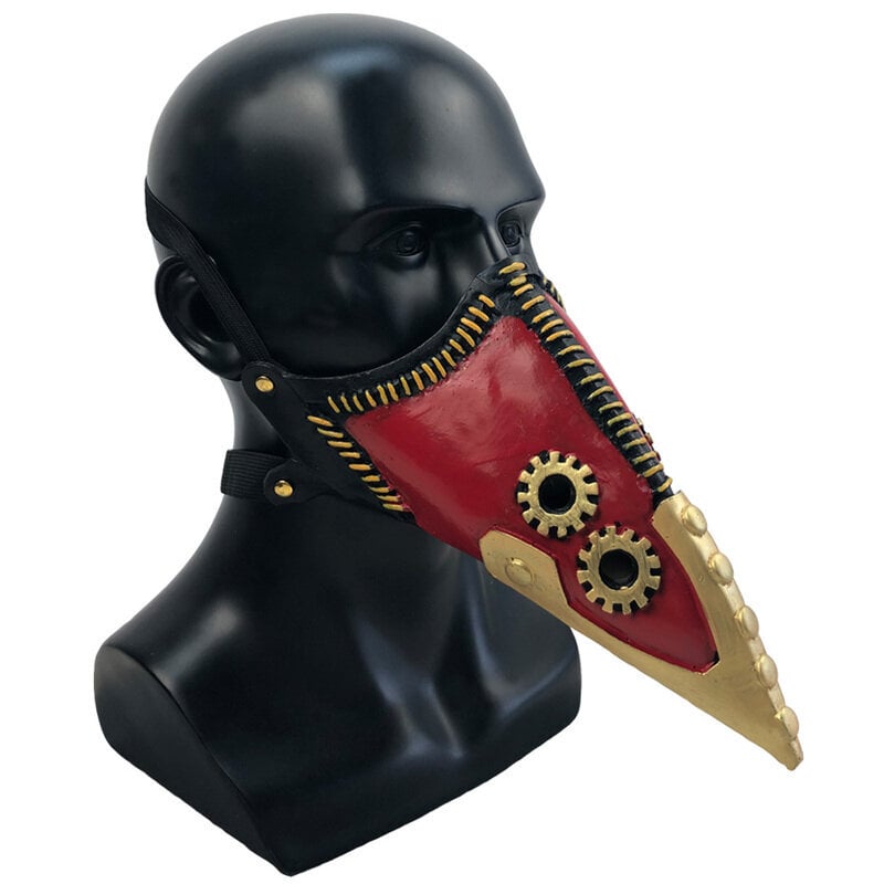 Steampunk Bird Beak Mask Cospaly Rutto Doctor Anime Halloween Lateksikypärä Mascarillas Naamiot Karnevaalijuhla-asu Rekvisiitta hinta ja tiedot | Juhlakoristeet | hobbyhall.fi