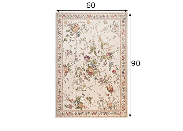 Matto Flomi Sagrini, kerma, 60 x 90 cm hinta ja tiedot | Isot matot | hobbyhall.fi