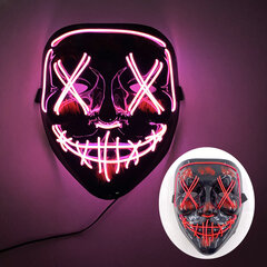 Uusi saapuva Halloween Mask Horror Venom LED Luminous Mask Cosplay puku meikki Prom Party hinta ja tiedot | Juhlakoristeet | hobbyhall.fi