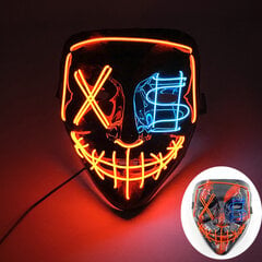 Uusi saapuva Halloween Mask Horror Venom LED Luminous Mask Cosplay puku meikki Prom Party hinta ja tiedot | Juhlakoristeet | hobbyhall.fi